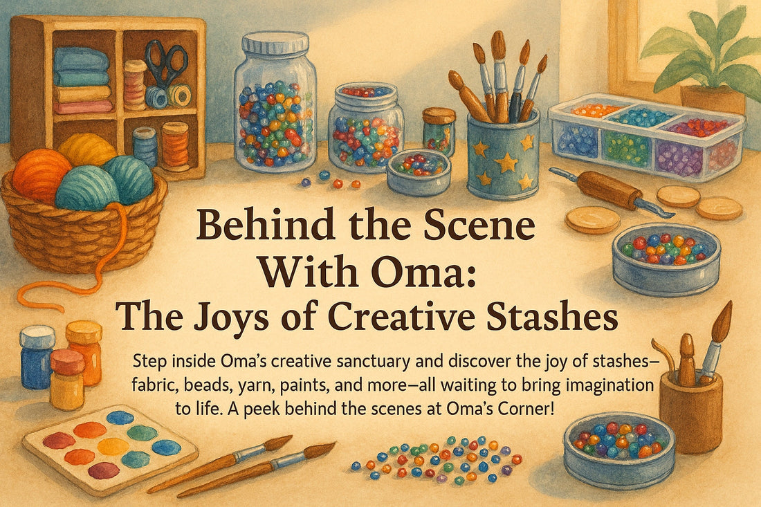 Behind the Scene With Oma: The Joys of Creative Stashes