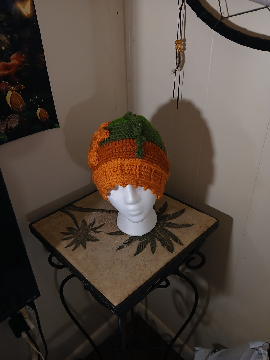 Crochet "Playful Earth Spirit" hat for adults