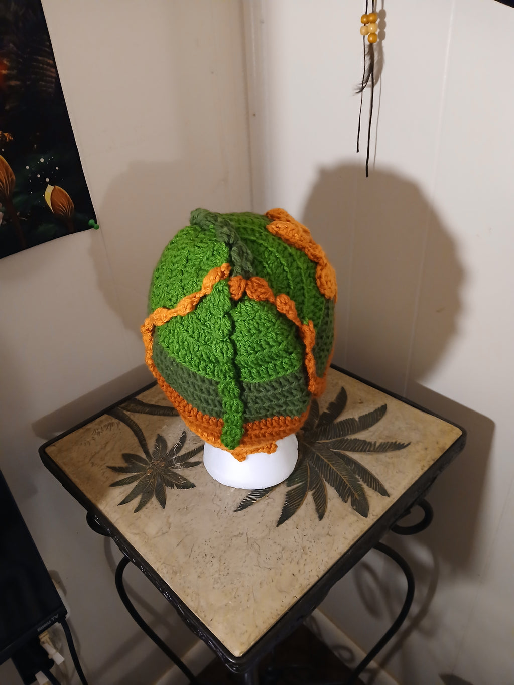 Crochet "Playful Earth Spirit" hat for adults