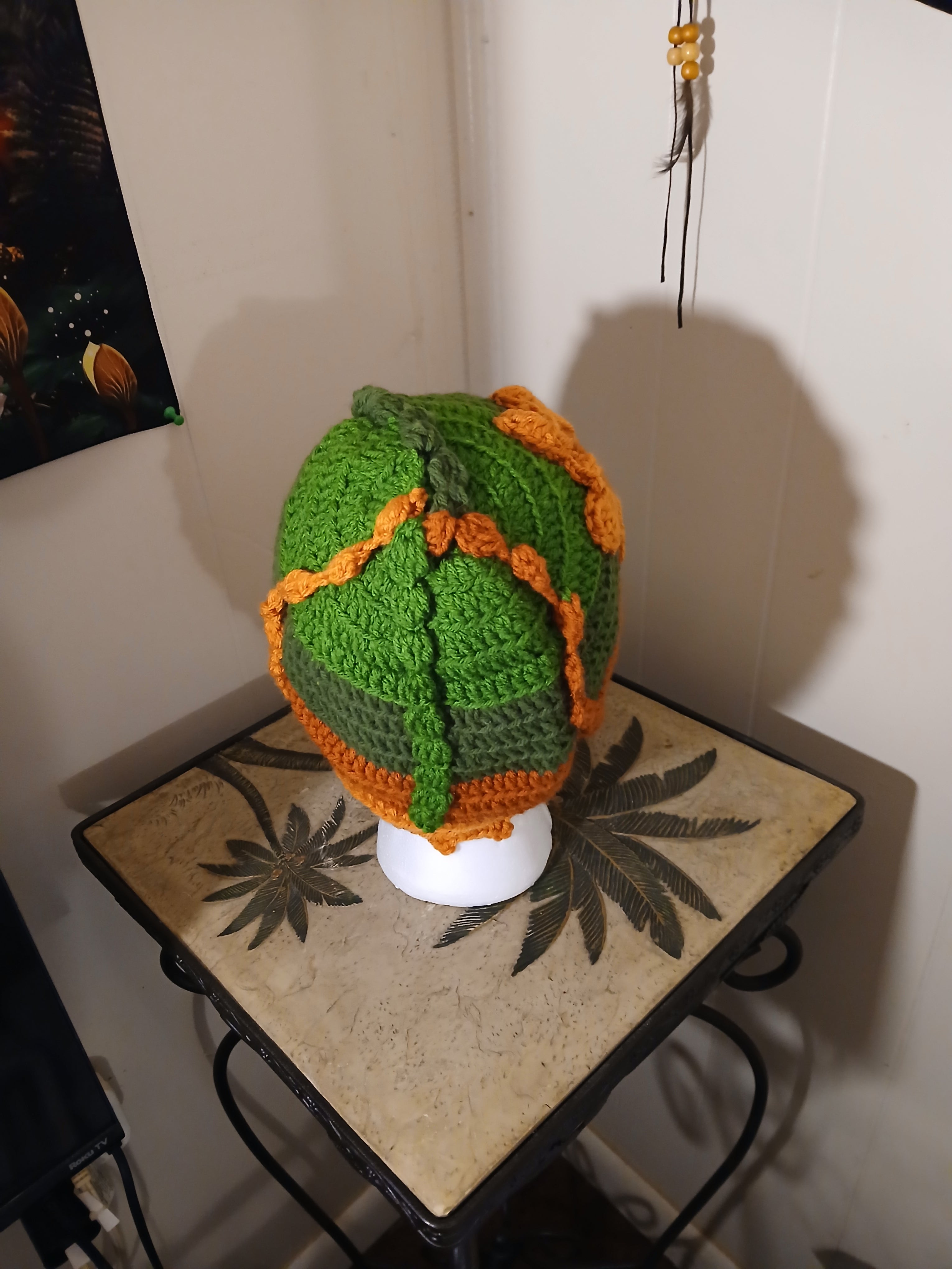 Crochet "Playful Earth Spirit" hat for adults