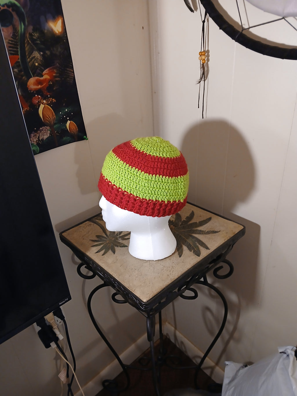 Two Christmas themed Hat set - Crinch and Christmas Elf