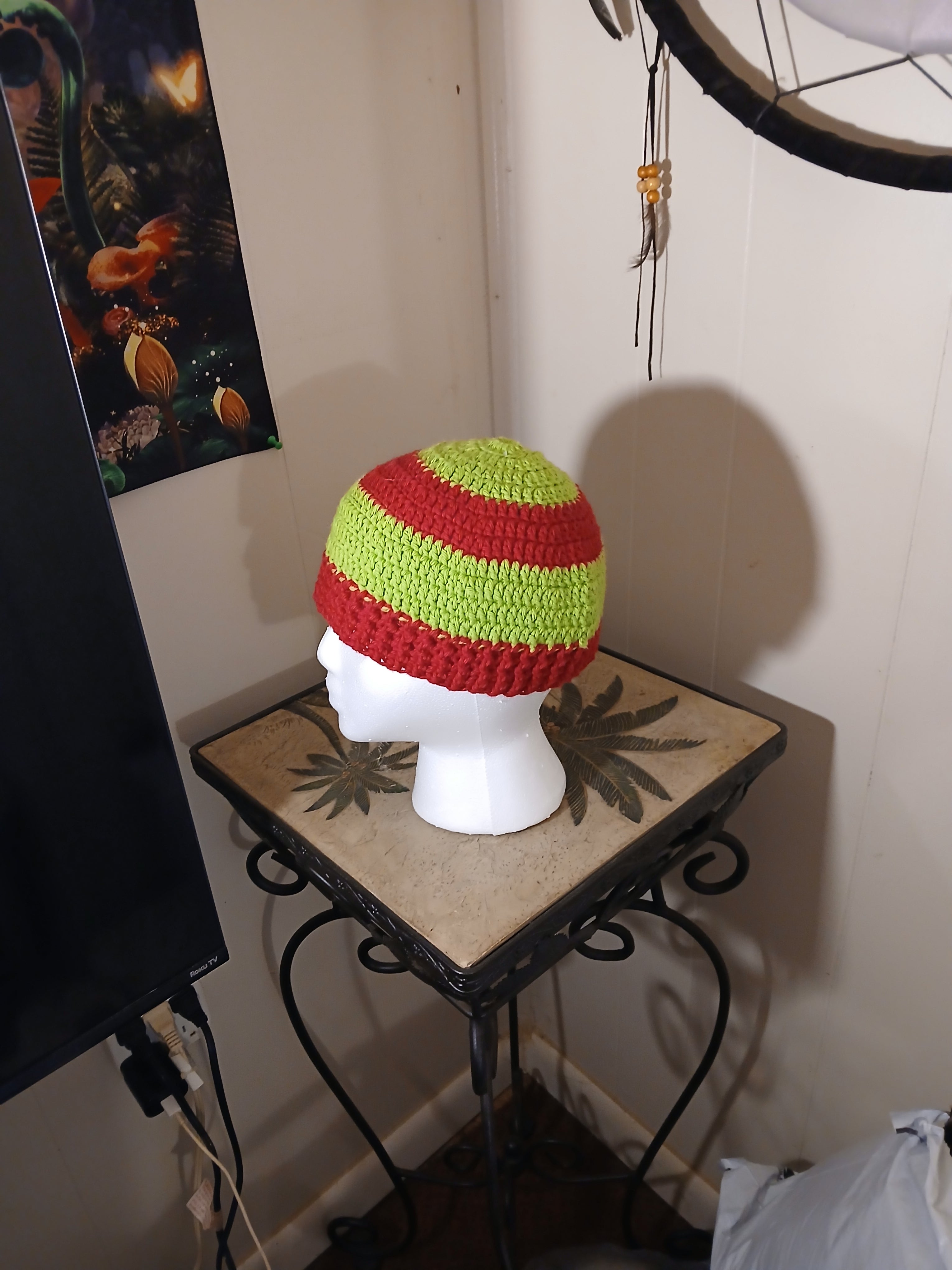 Two Christmas themed Hat set - Crinch and Christmas Elf