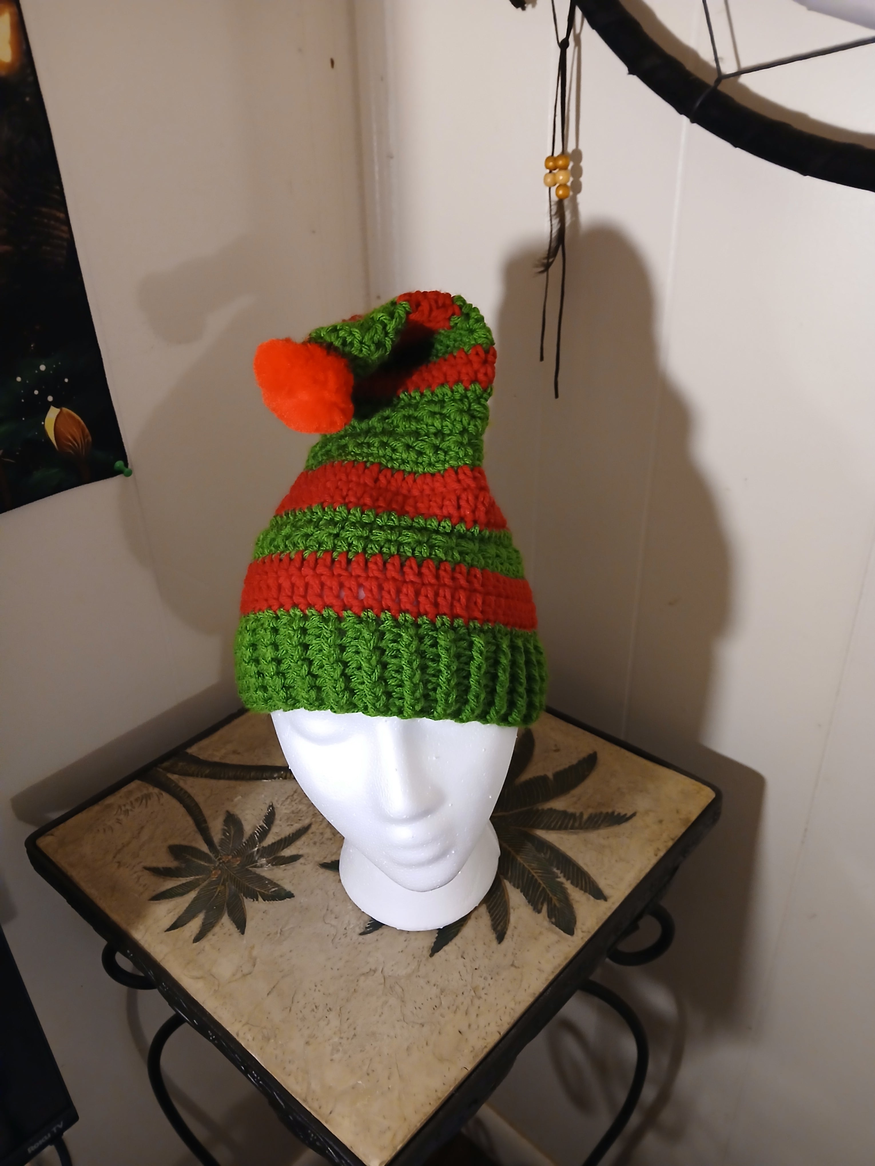 Two Christmas themed Hat set - Crinch and Christmas Elf