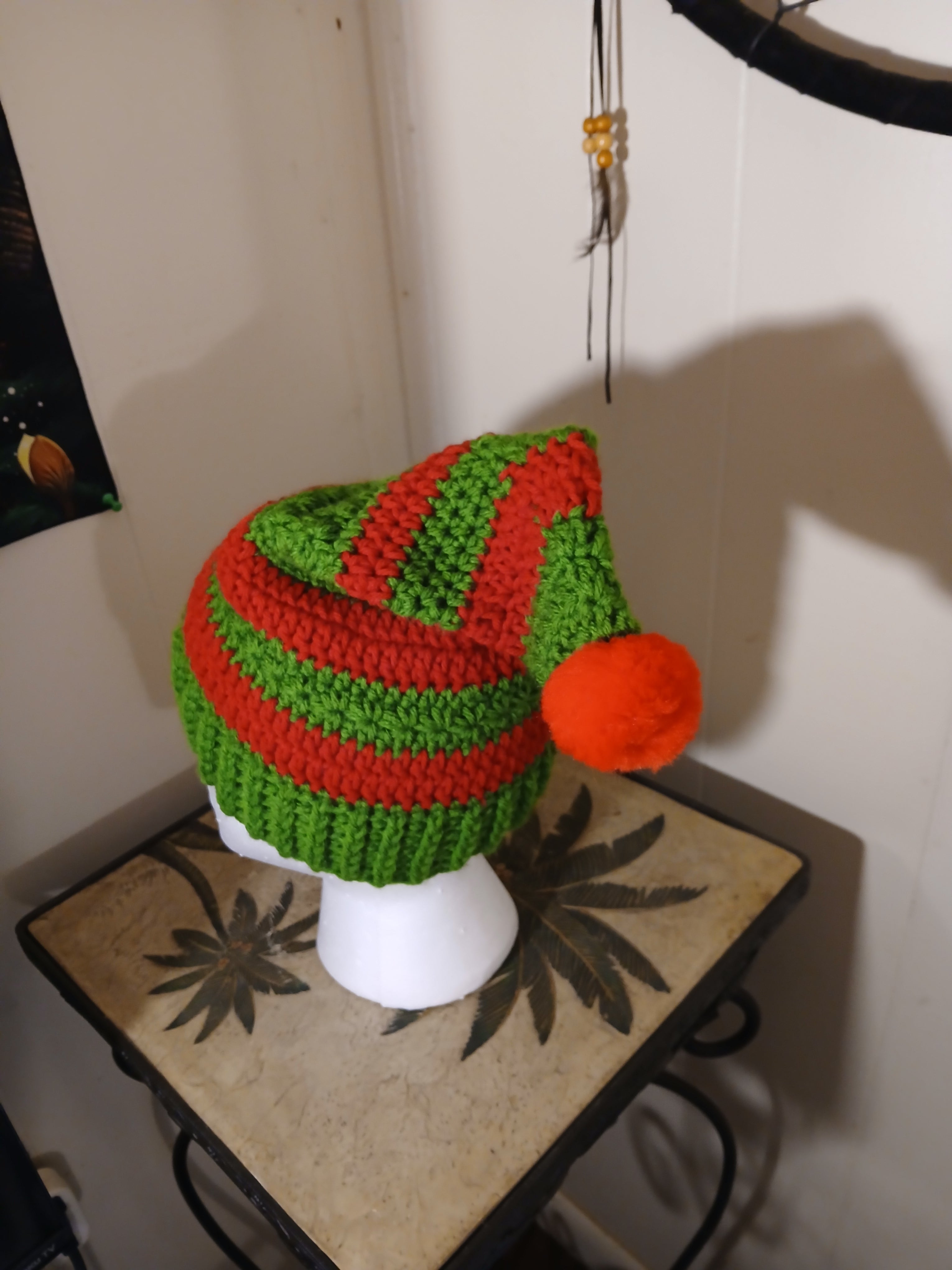 Two Christmas themed Hat set - Crinch and Christmas Elf